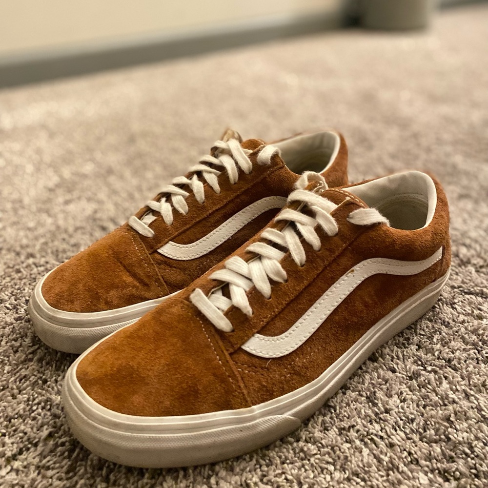 Vans Womens Brown Suede Sneakers